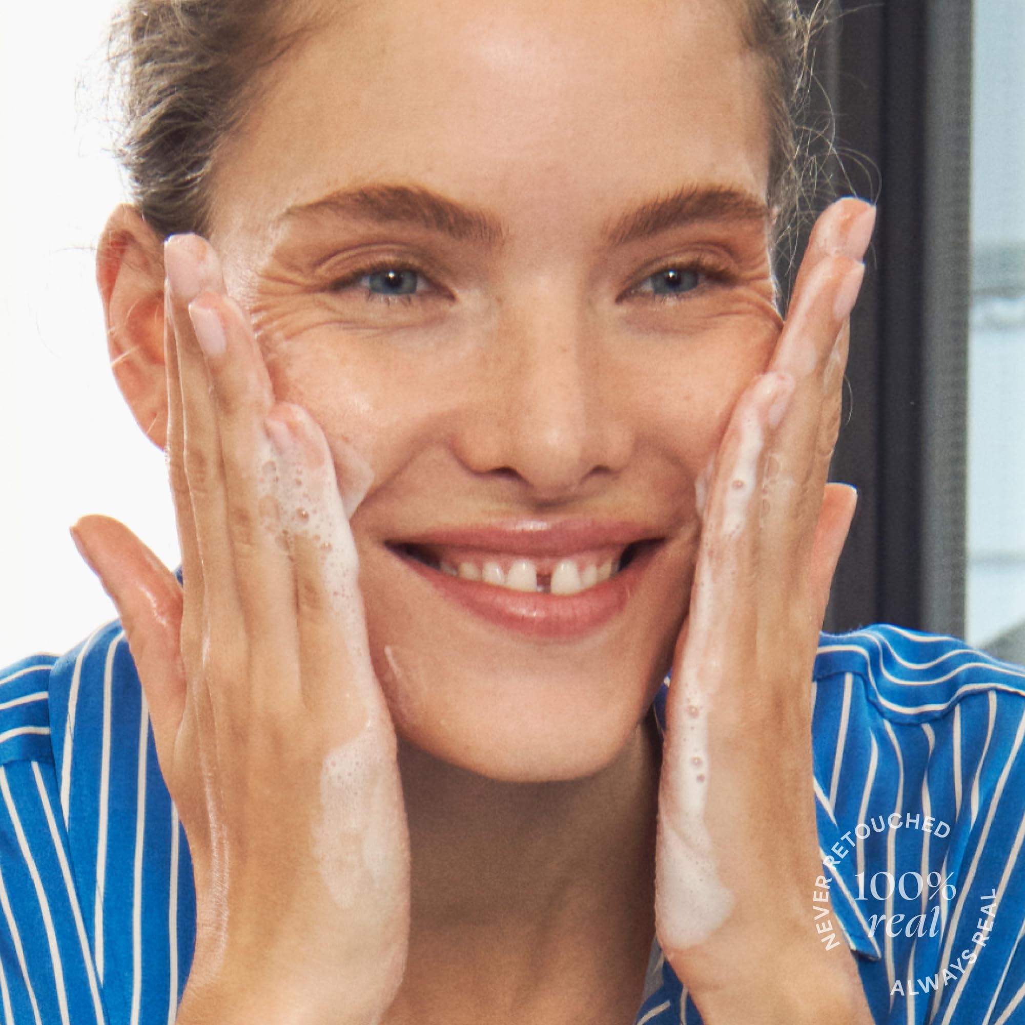 TULA on-the-go routine shot showcases AM and PM application for balanced skin.
