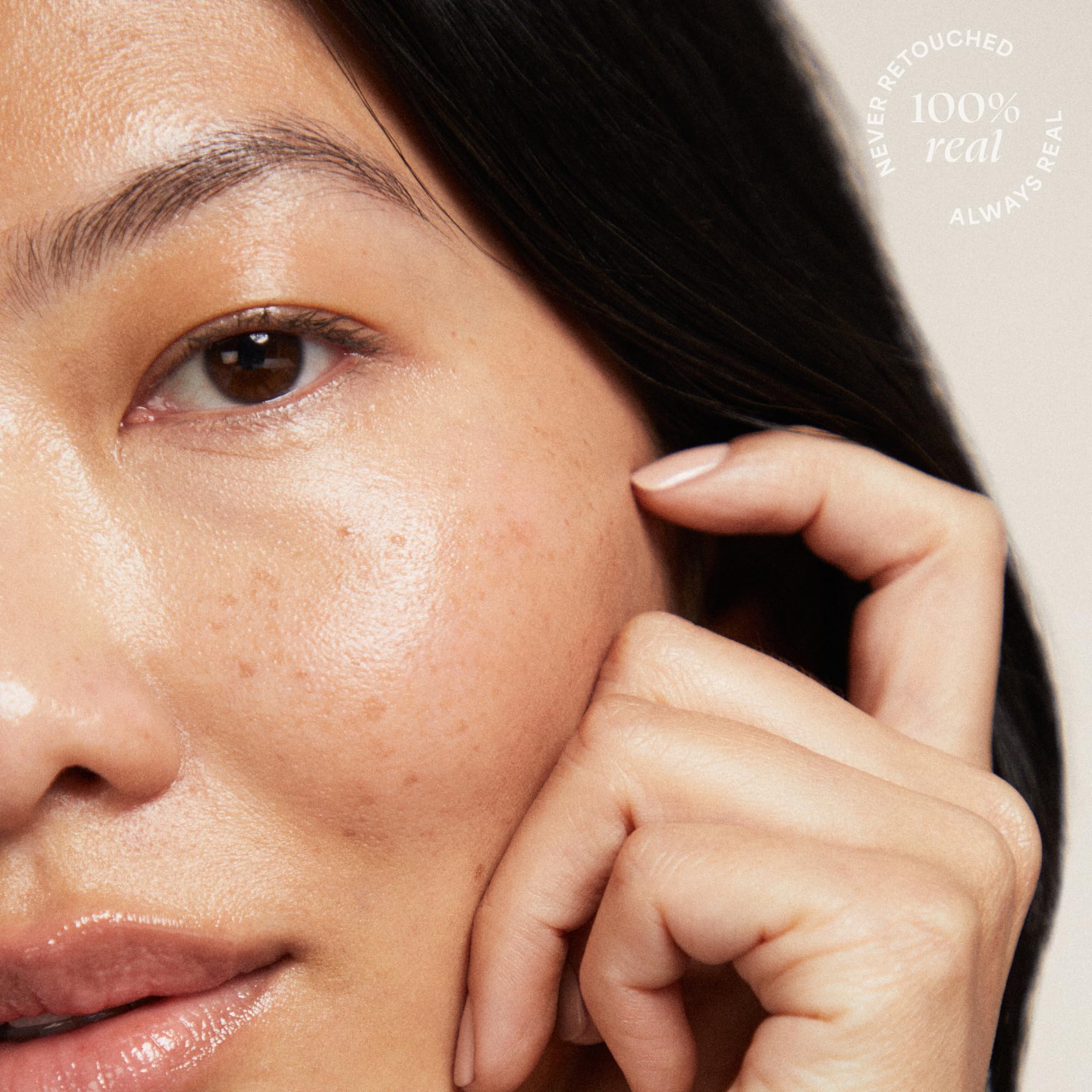 TULA So Poreless application on nose area demonstrates deep cleansing.