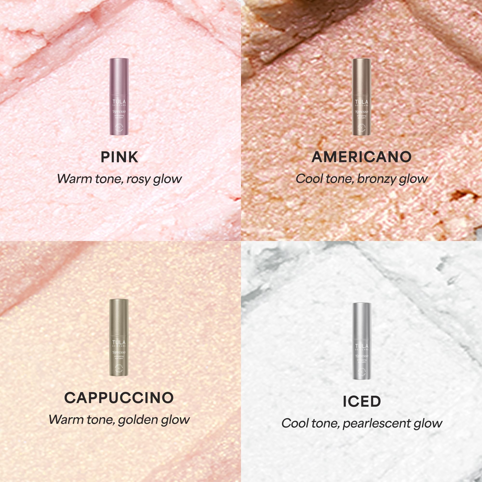 All skin types welcome; TULA Spresso kit suitable for many routines.