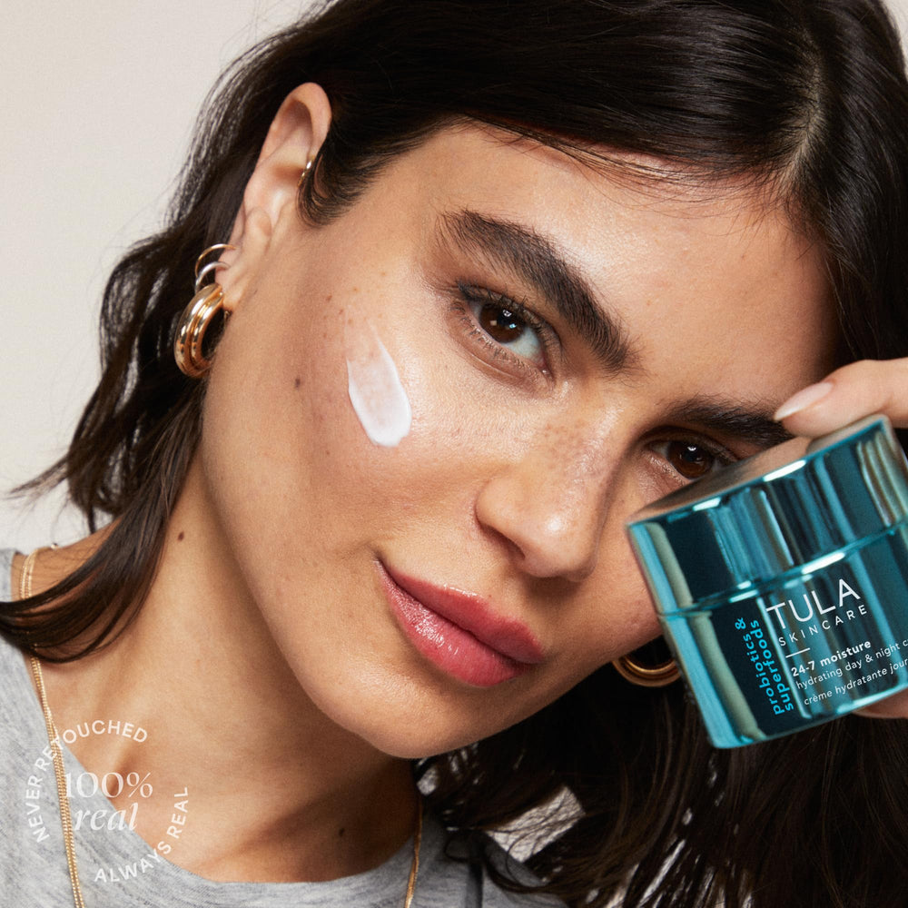 TULA ingredients focus on squalane and collagen for deep hydration.