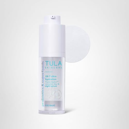 TULA Ultra Hydration serum ingredients list highlights probiotics and botanicals