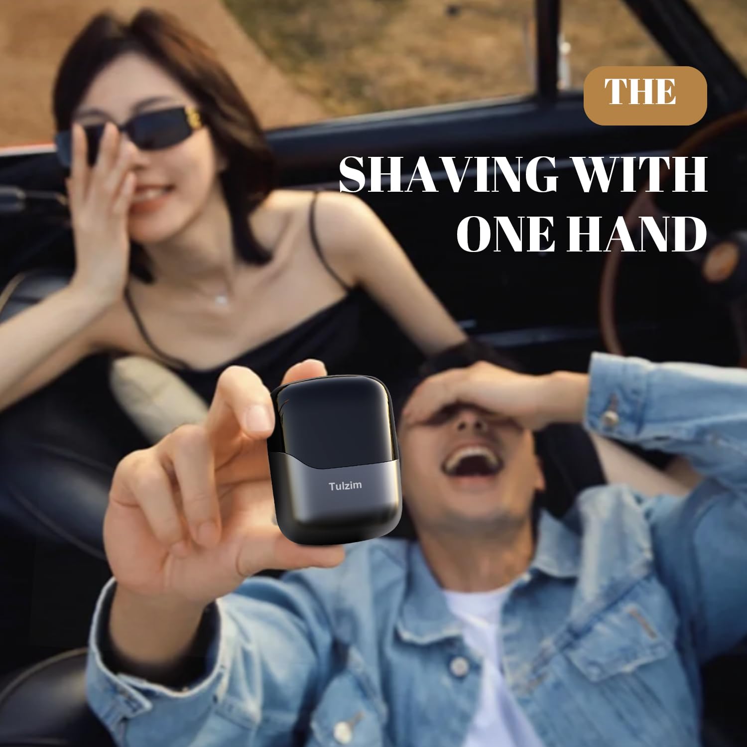 Tulzim portable shaver with USB-C charge supports on-the-go power.