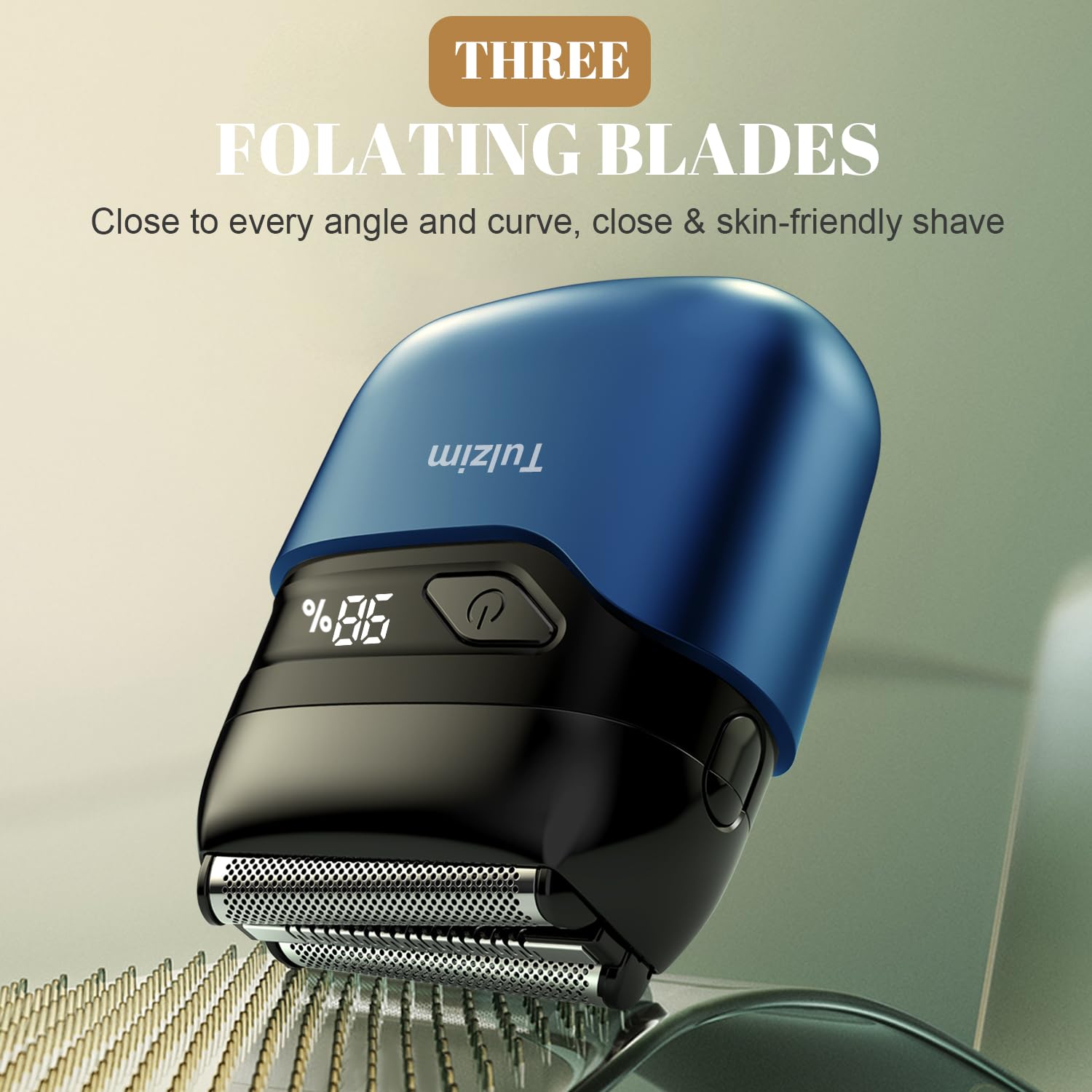 Tulzim USB-C fast charging image shows quick top-up and extended cordless runtime.