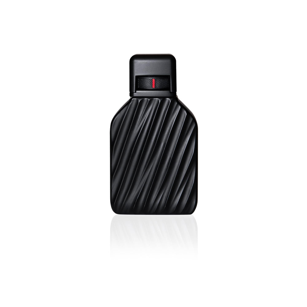 TUMI 19 Degree sleek bottle design emphasizing premium craftsmanship and style