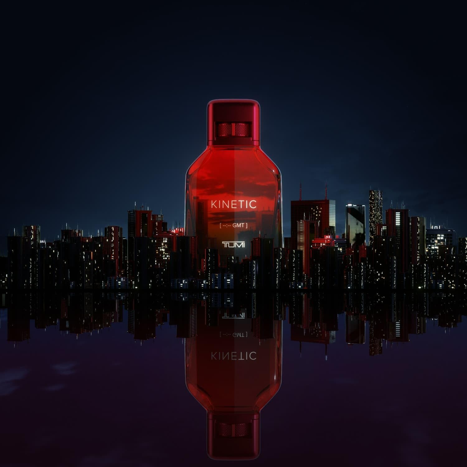 TUMI Kinetic for Men on-the-go spray for quick refresh during meetings or commutes.