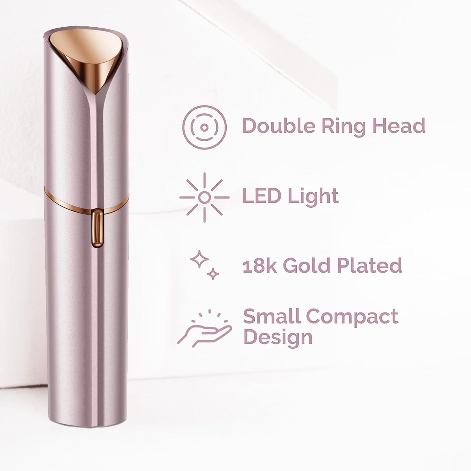 Tuokiy complete hair removal kit includes spare heads and cleaning brush
