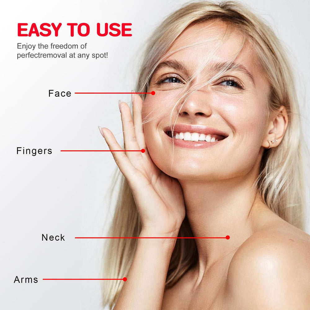 Tuokiy replacement heads for precise removal of fine facial hair