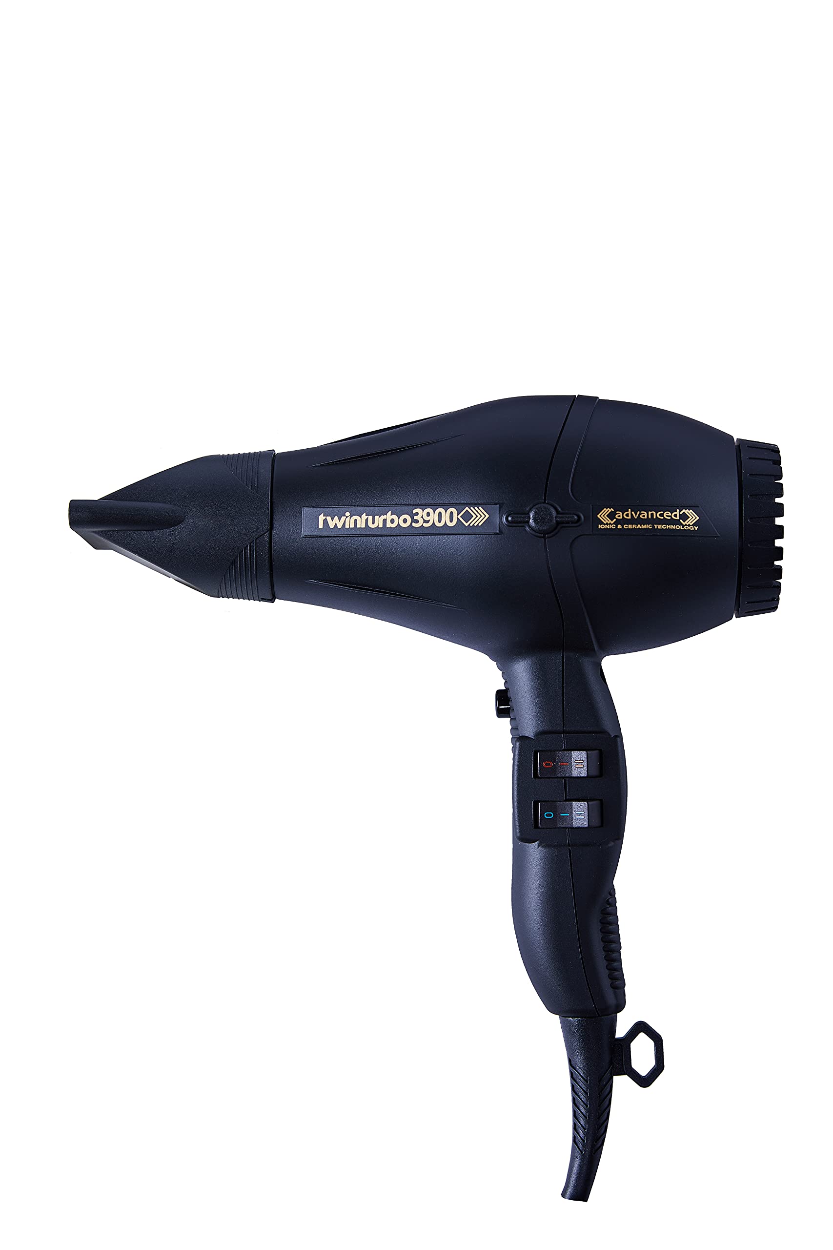 Turbo Power Twin Turbo 3900 front view highlights professional design for salon-style results at home.