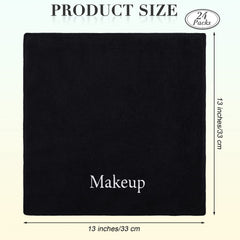 TURSTIN makeup remover towel folded for compact storage and easy use