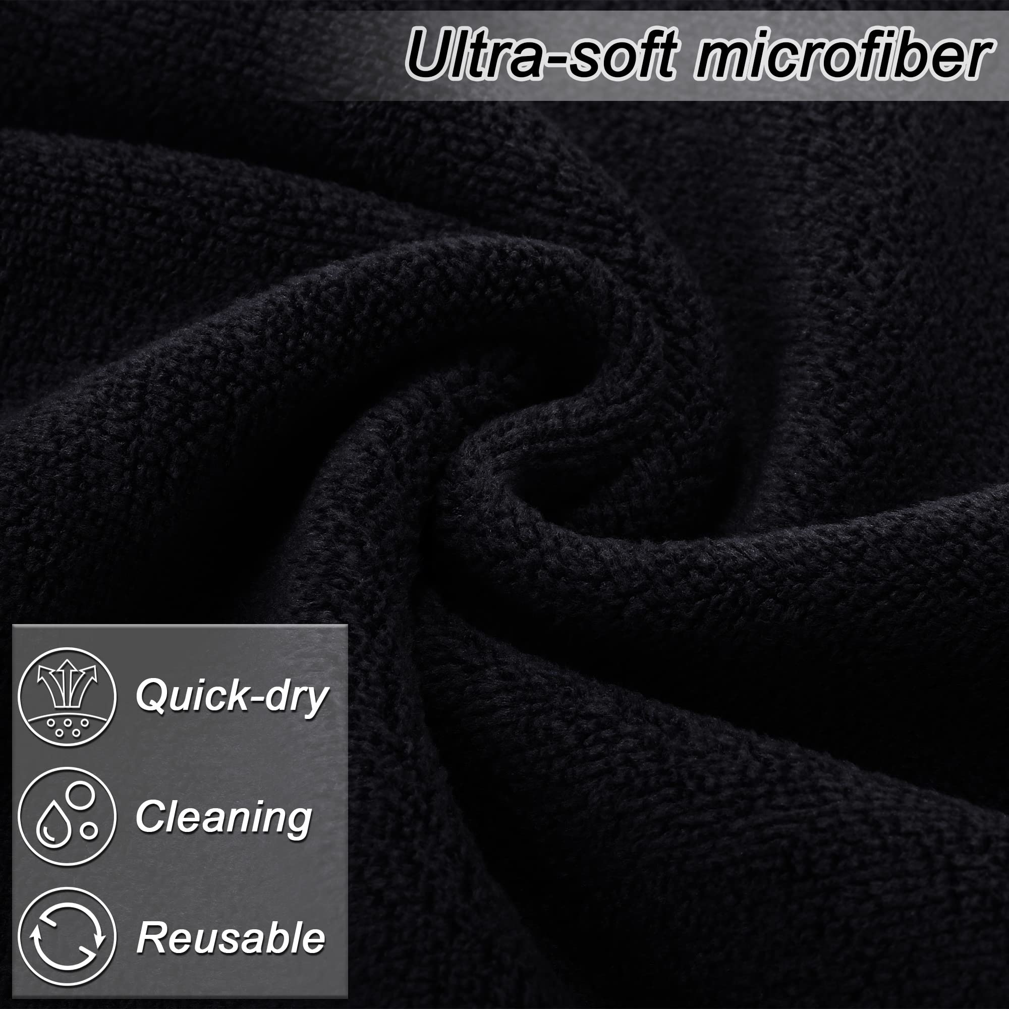 TURSTIN makeup remover towel 13x13 inches providing full-face coverage