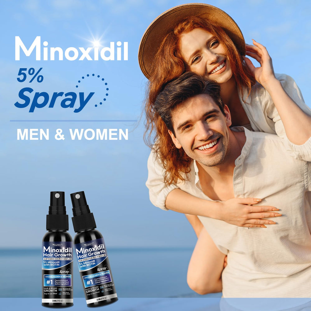 Tuymec Minoxidil ingredients label closeup reveals 5% formula details