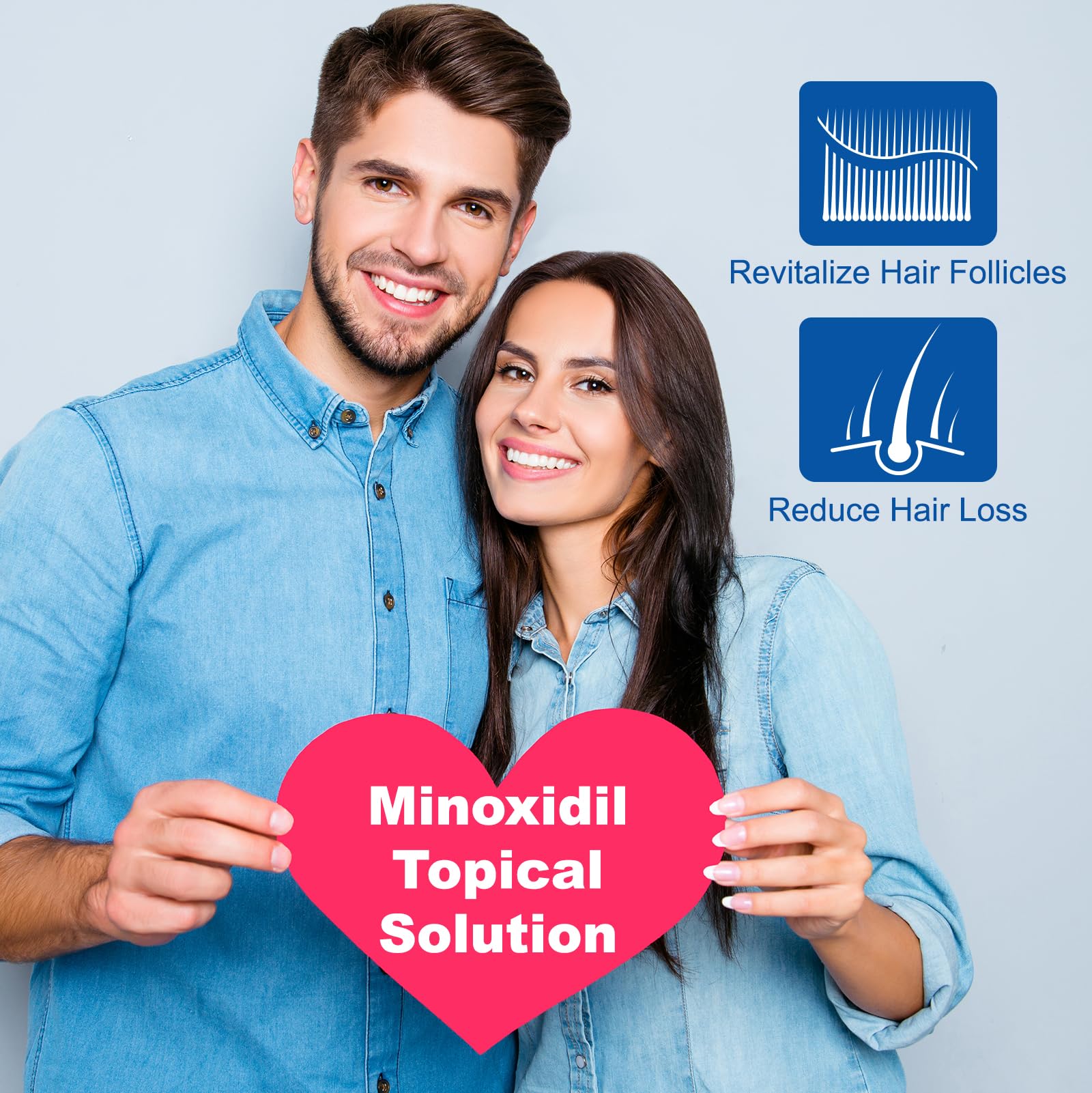 Tuymec Minoxidil spray on dry scalp enables targeted area treatment