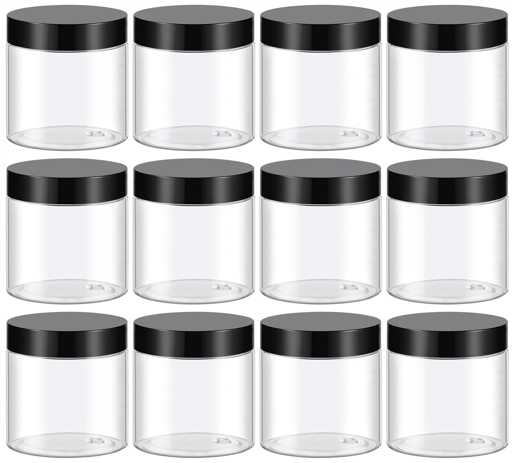 Tuzazo 36-pack 4oz container with lids, ideal for compact travel storage.