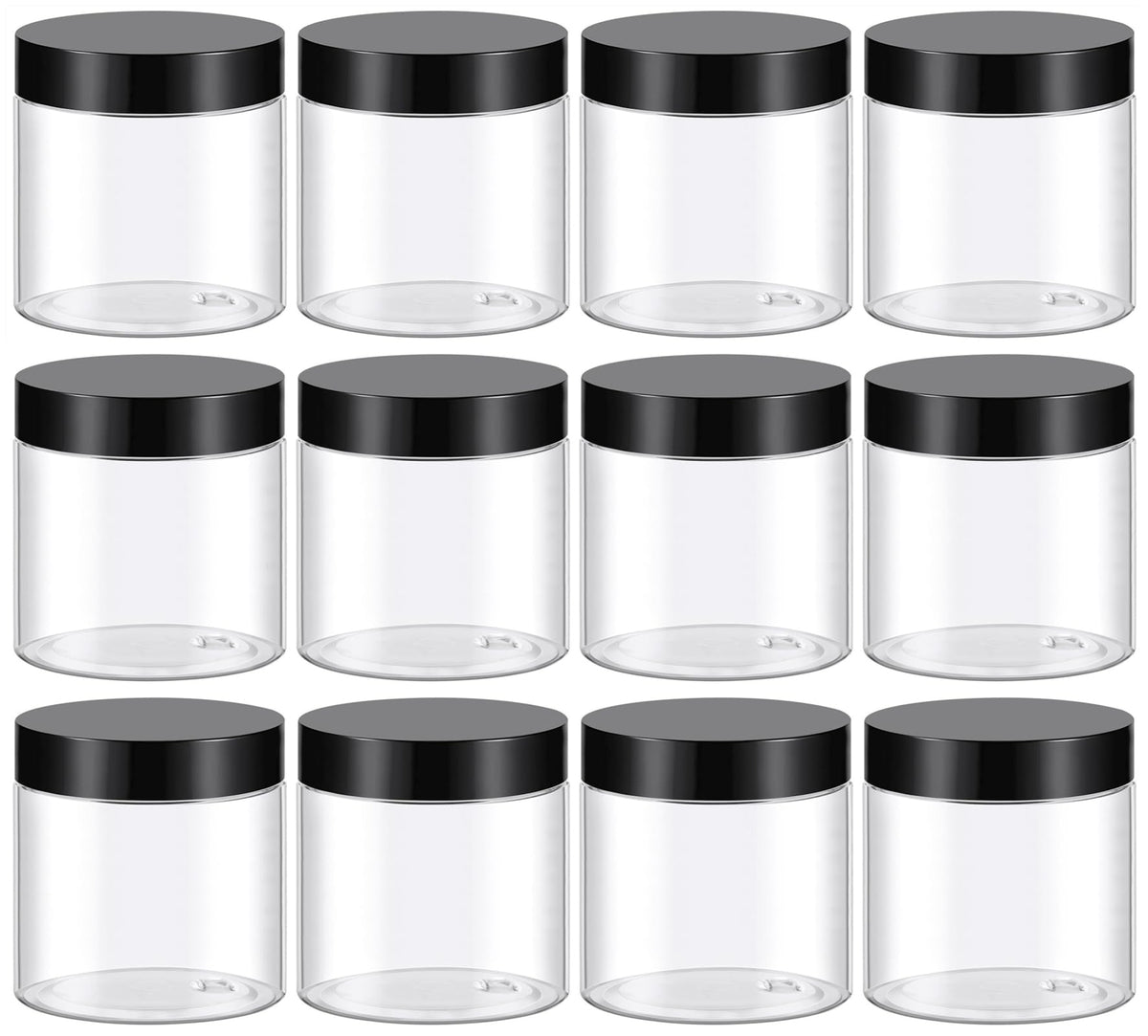 Tuzazo 36-pack 4oz container with lids, ideal for compact travel storage.