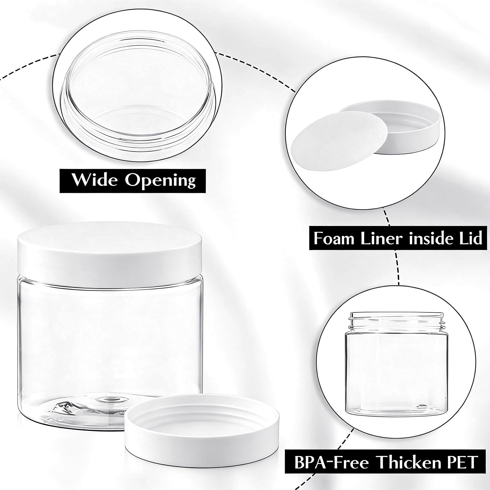 Tuzazo airtight seal 6oz jar keeps products secure during transport.