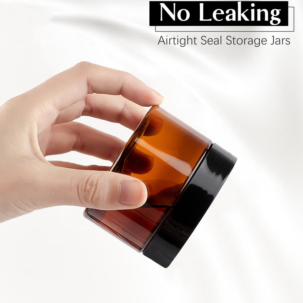 TUZAZO amber jar perfect for creams and lotions