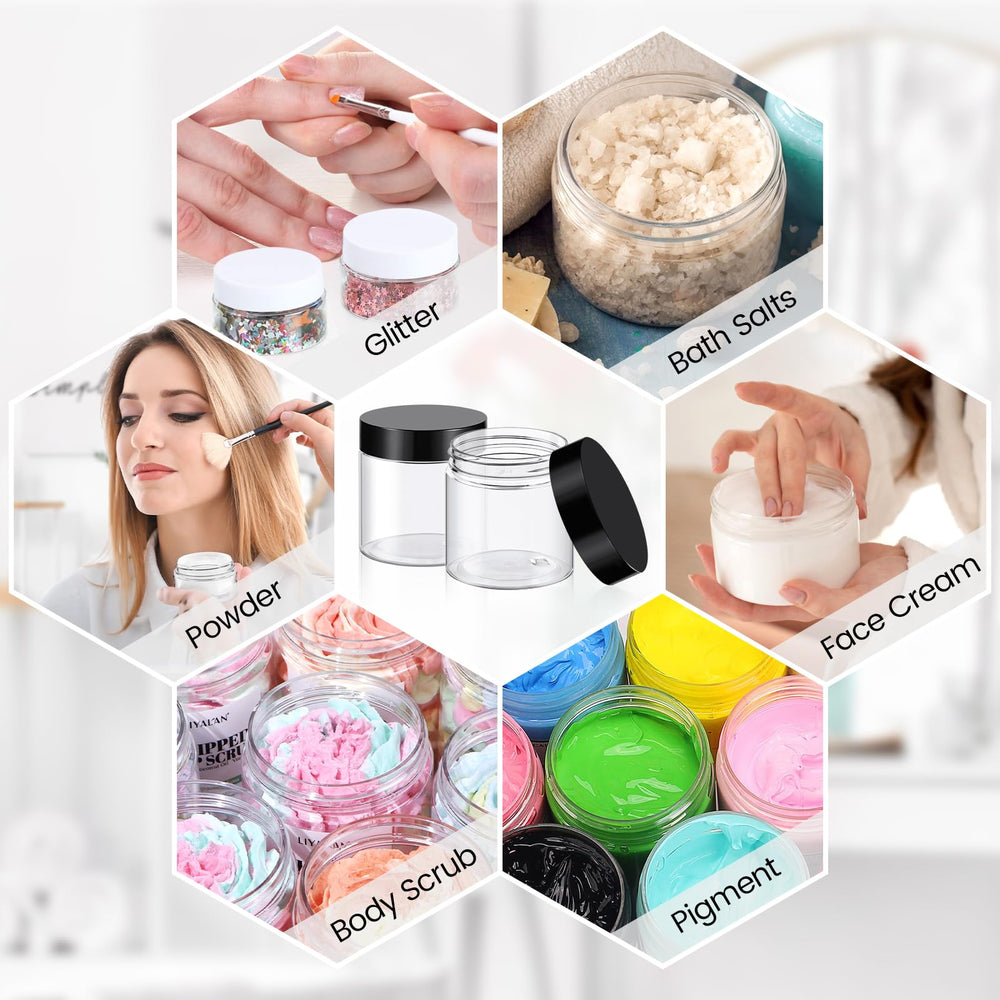Tuzazo DIY cosmetics projects with ready-to-label containers.