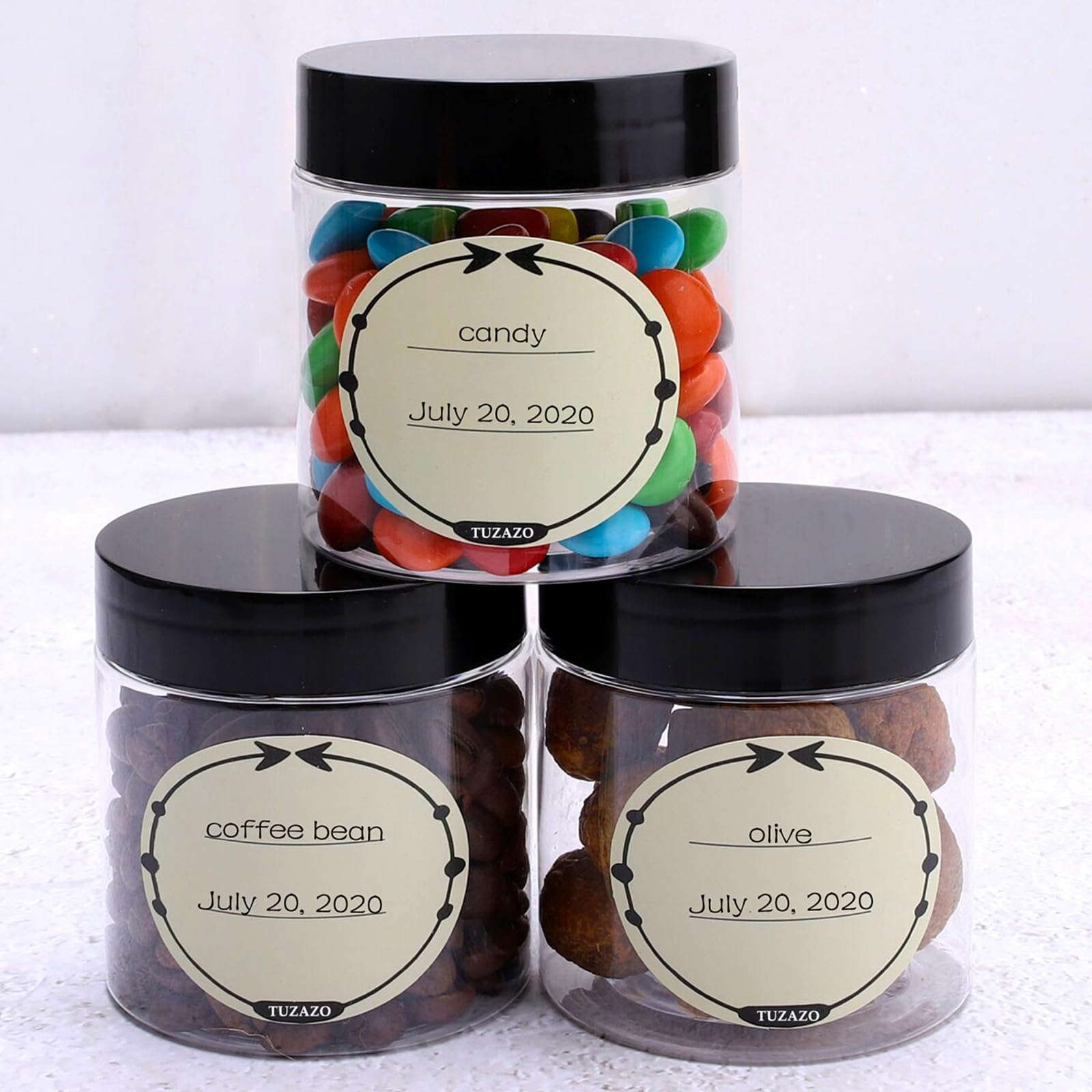 Tuzazo versatile jars suitable for lotions, creams, serums, and body butters.