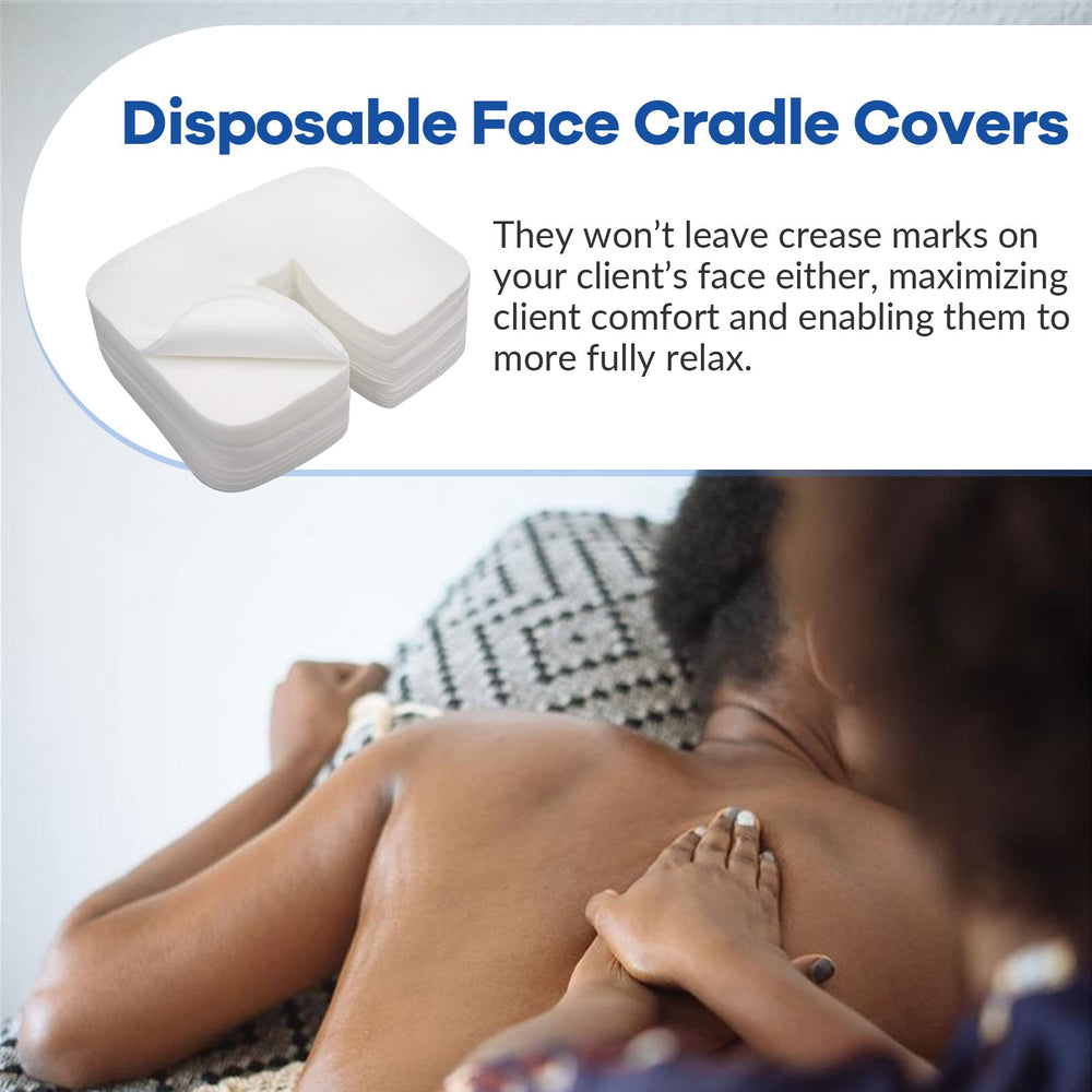 Tvvcalk face cradle cover is thick enough to prevent crease marks on the client's face.
