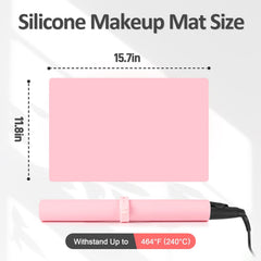 TWAKAP heat-resistant silicone mat ideal for curling irons and straighteners