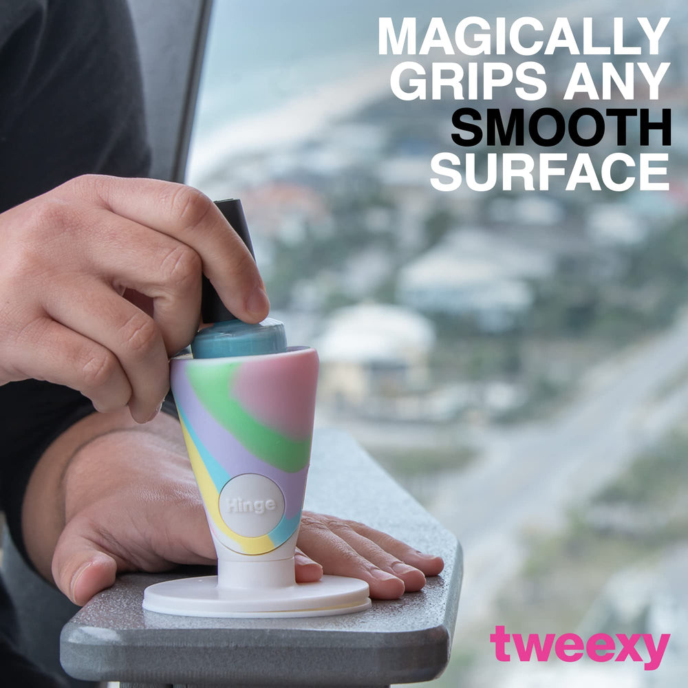 tweexy hinge fits all polish bottles silicone grip secure fit for any bottle shape