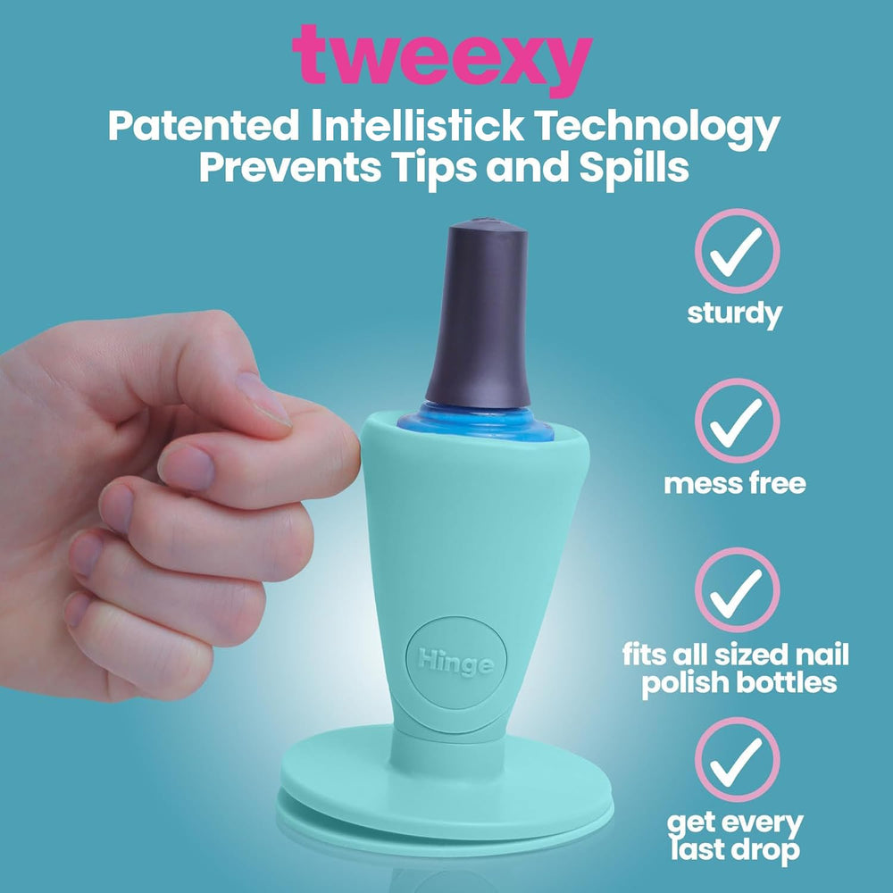 Tweexy Hinge keeps nails clean and mess-free, supporting efficient manicures.