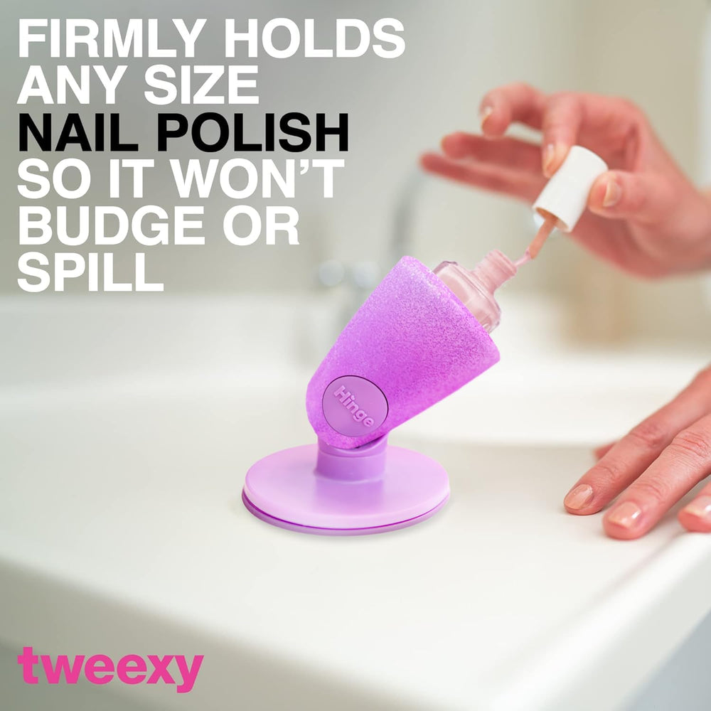 Tweexy Hinge enables two-handed polish handling at your workstation.