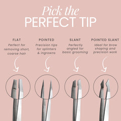 Tweezer Guru four-piece set in case ready for travel