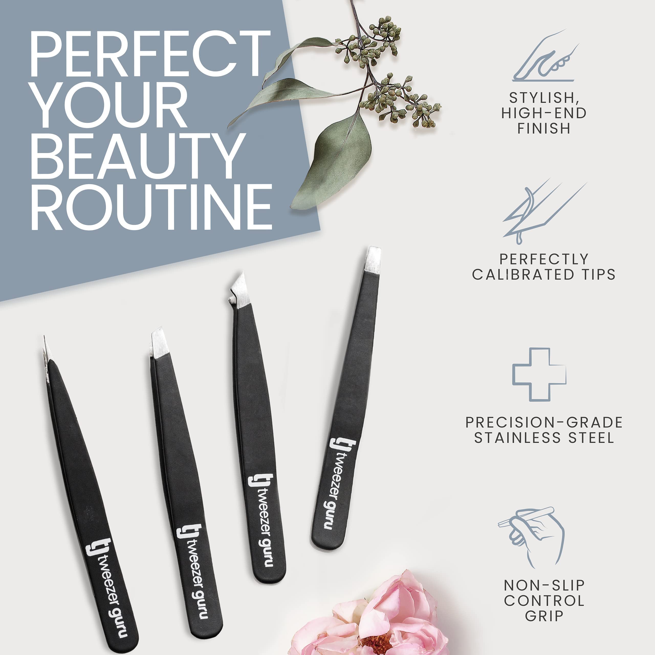 TWEEZER GURU pinzas-inclinadas para un control preciso.