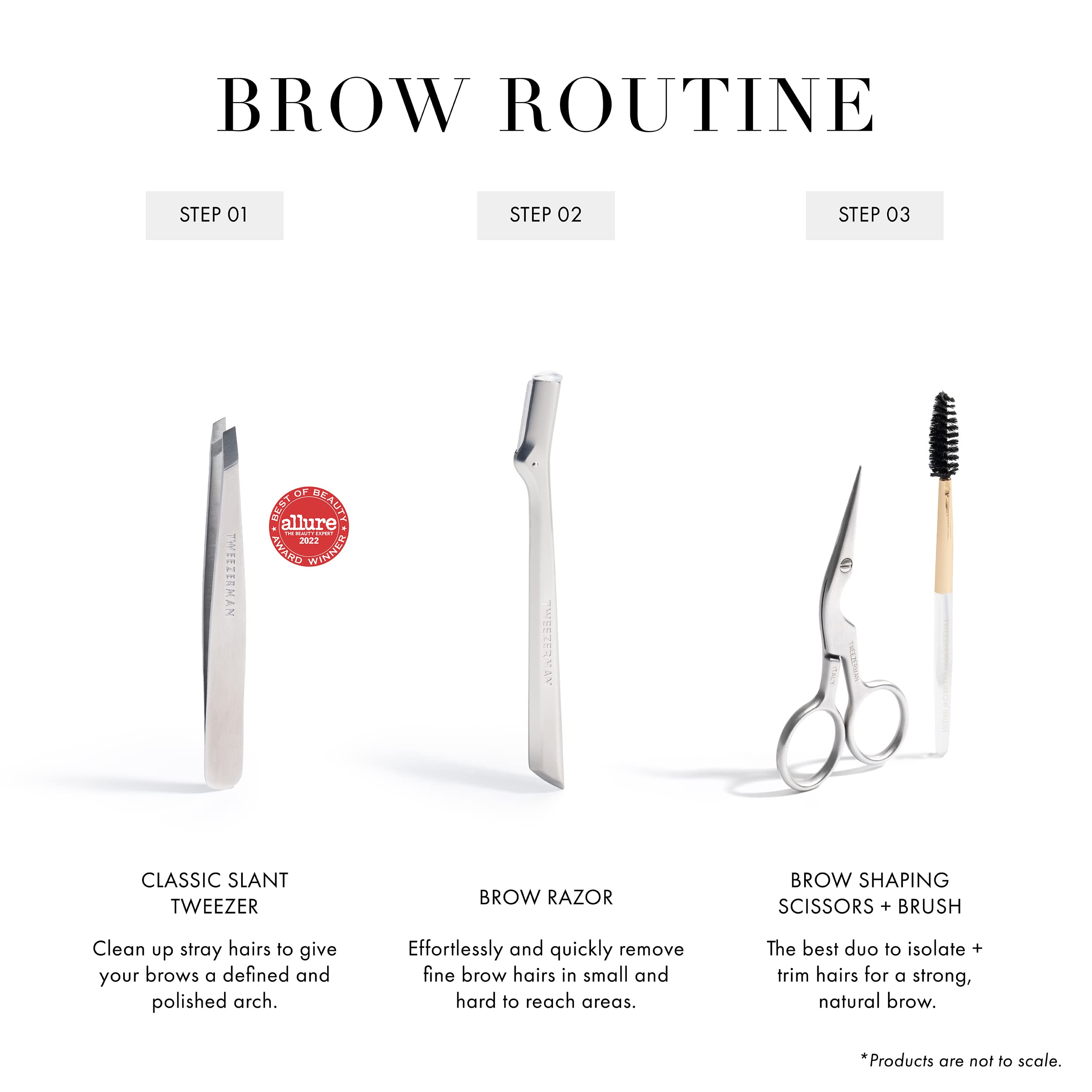 tweezerman brow shaping scissors cleaning tips for easy maintenance