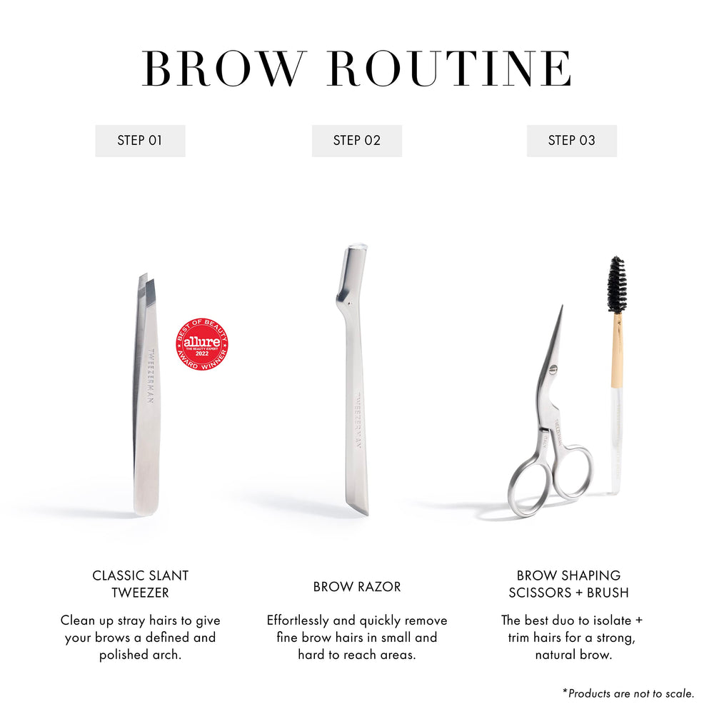 tweezerman brow shaping scissors cleaning tips for easy maintenance