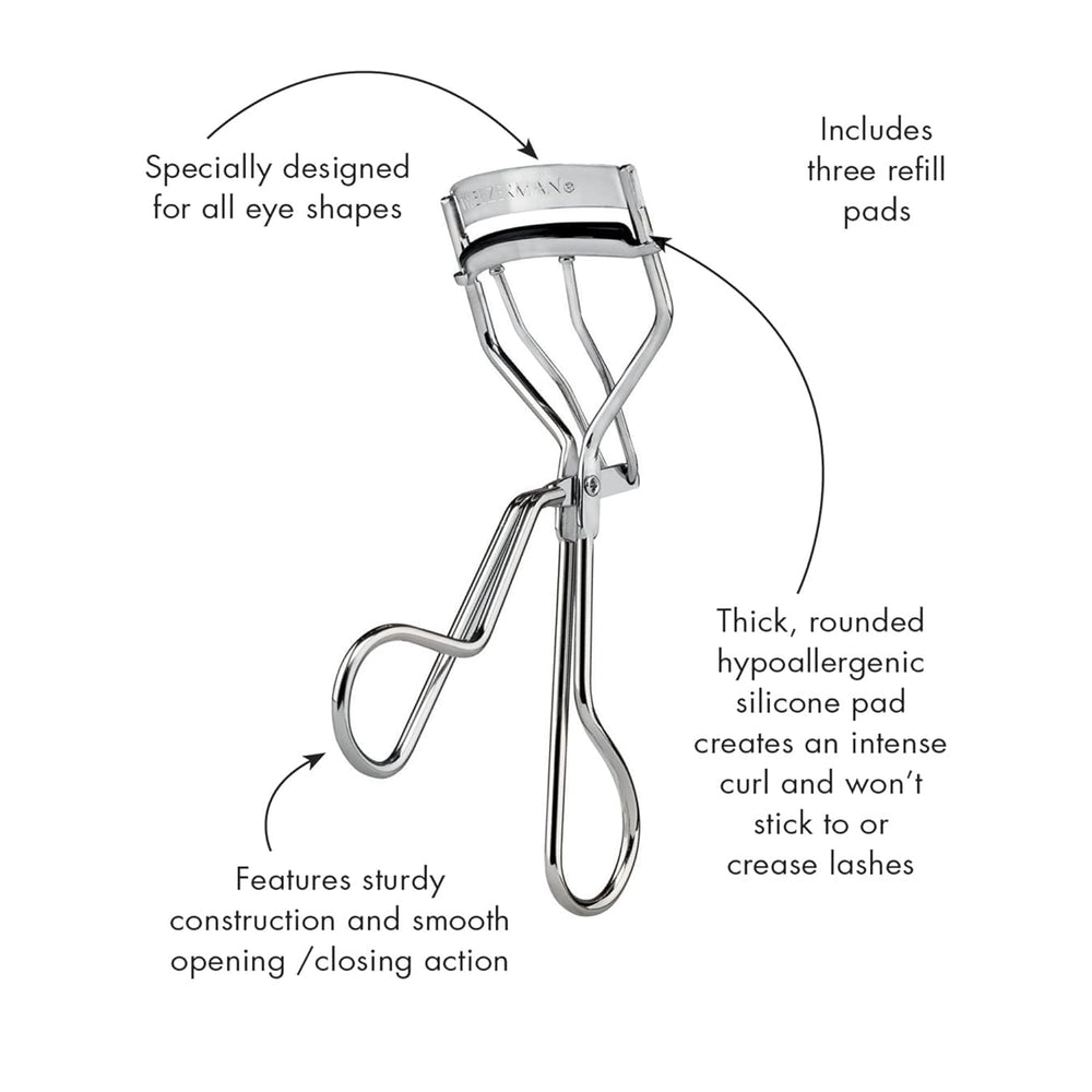 Tweezerman Classic Eyelash Curler durable design for daily use.