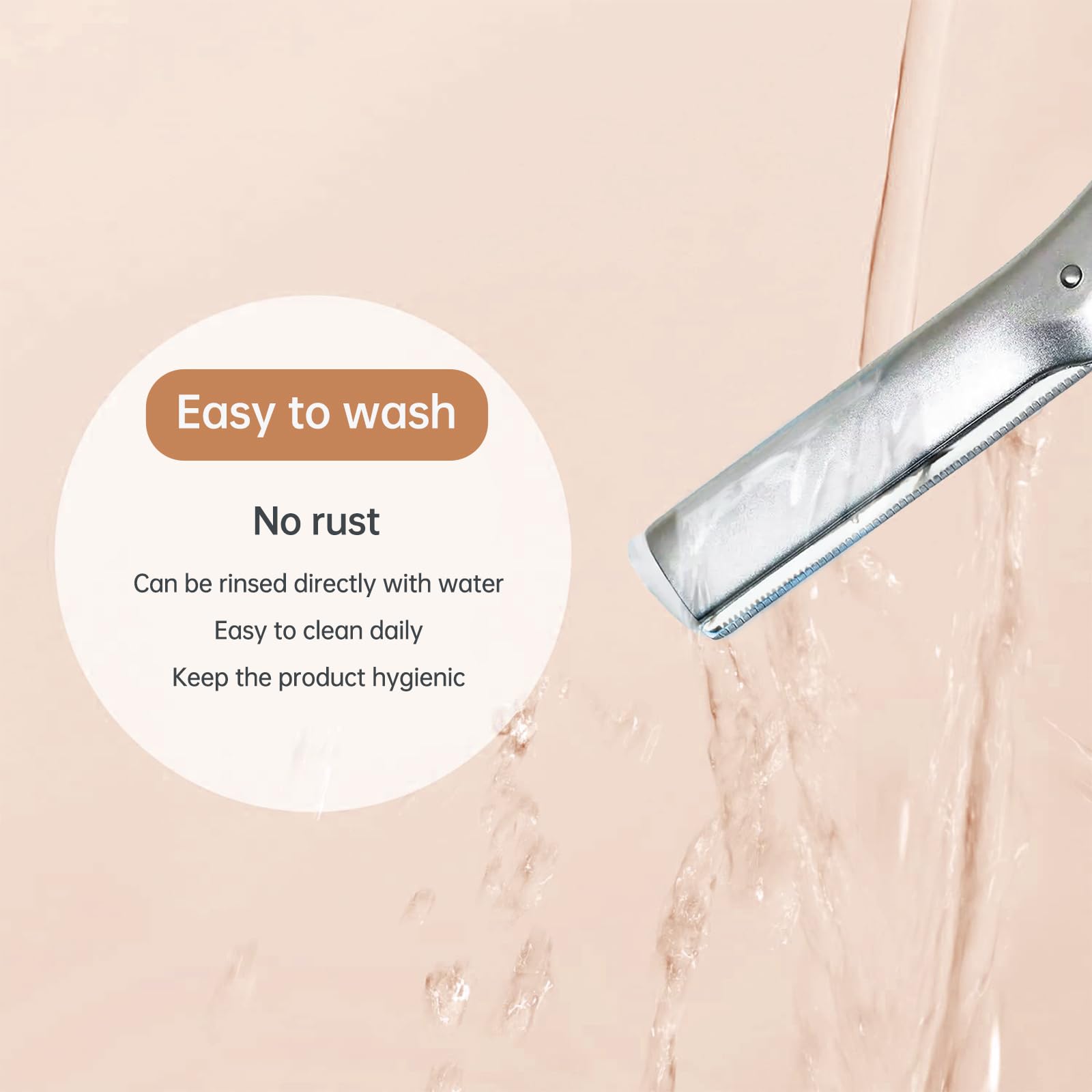 Tweezerman-compatible razor refills blades up-close showcasing sharpness.