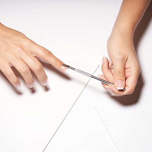 Tweezerman Glass Manicure Set nail buffer shine for a polished natural look.