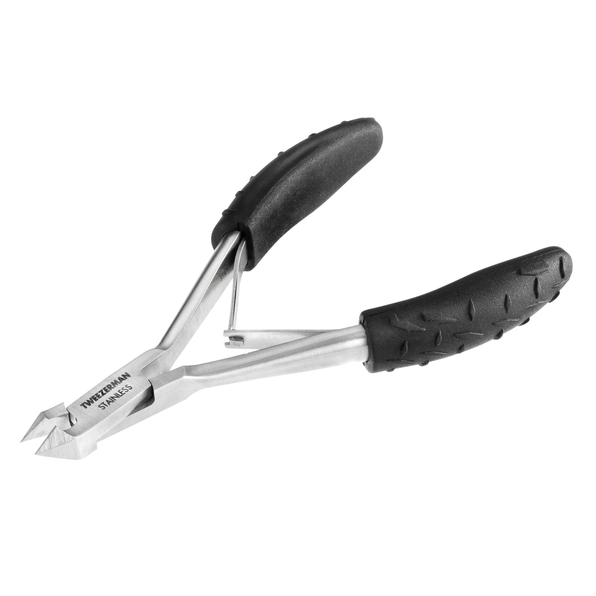 Tweezerman Great Grip Cuticle Nipper with ergonomic handle for comfortable control
