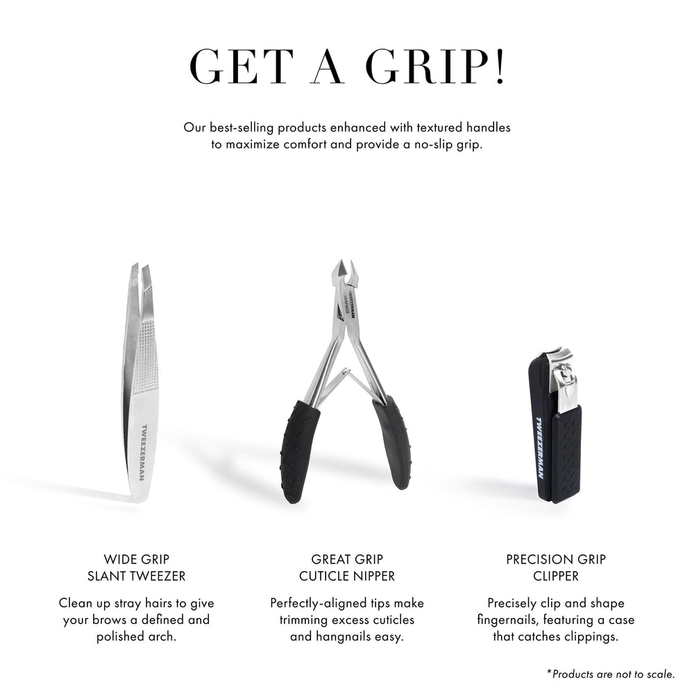 Tweezerman Great Grip Cuticle Nipper works for both left and right-handed users