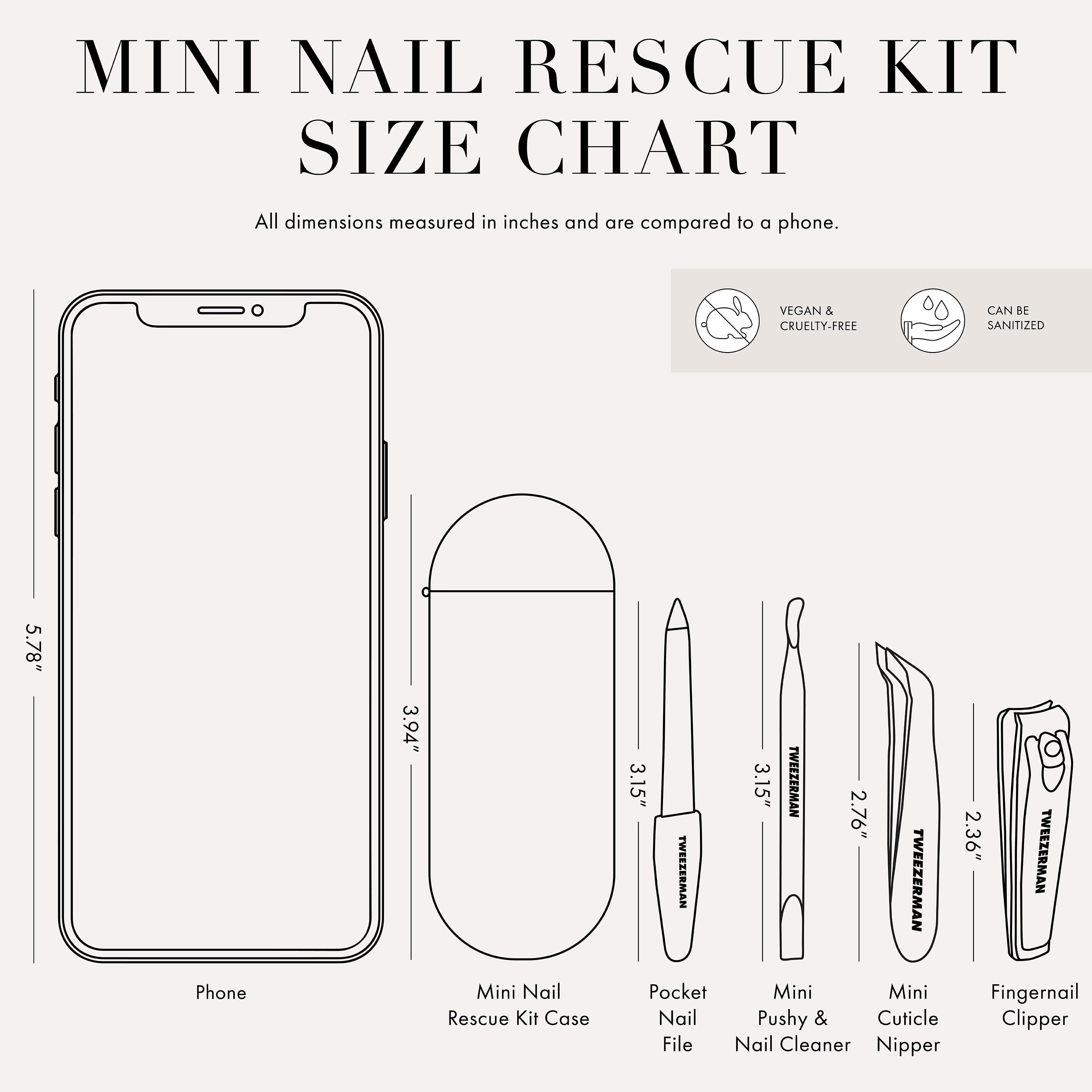 Tweezerman Mini Nail Rescue Kit cleaning tips after use
