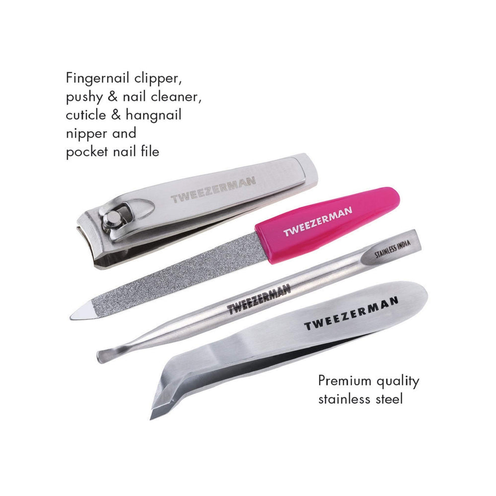 Tweezerman Mini Nail Rescue Kit stainless steel durability
