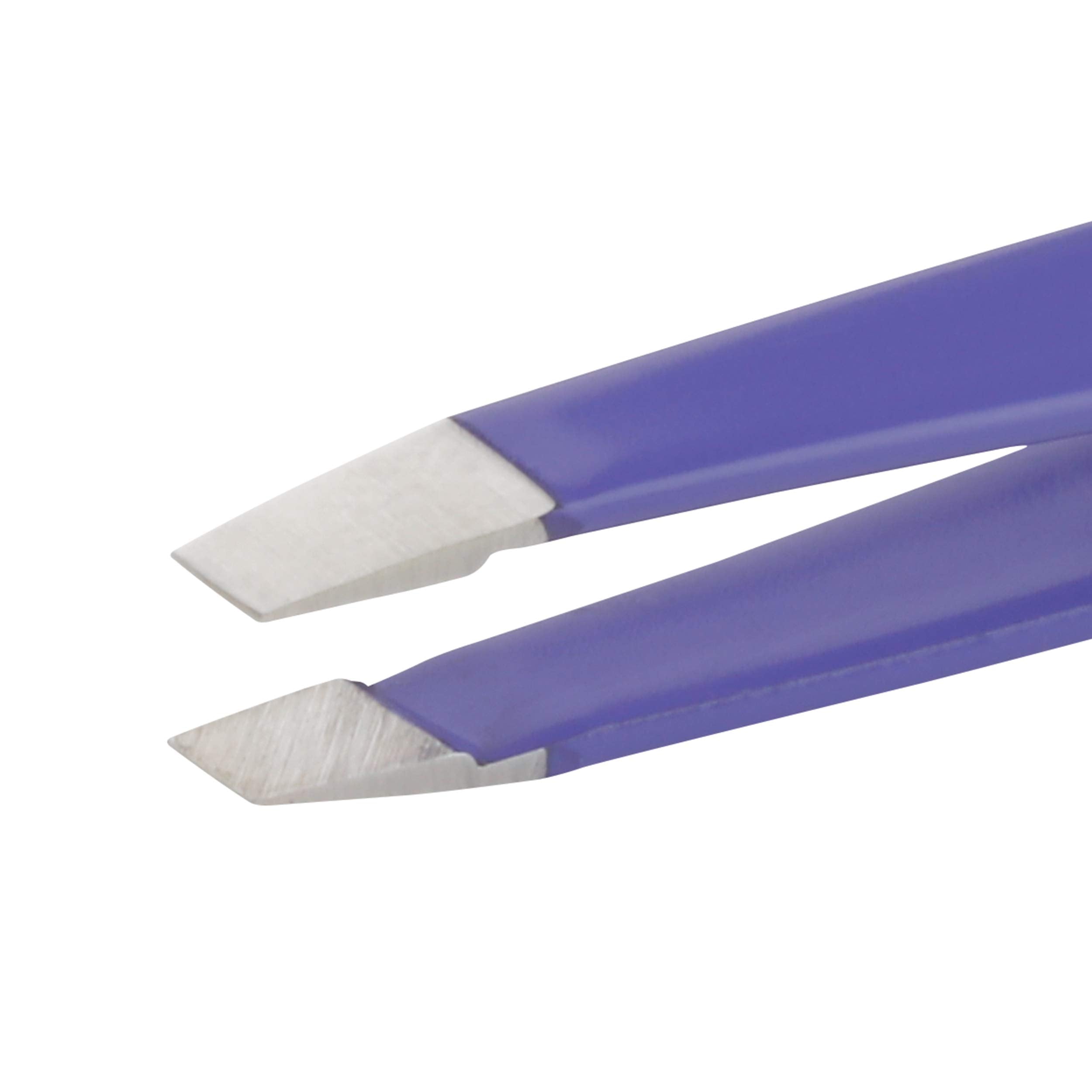 Tweezerman Mini Slant Travel Tweezers travel-case keeps tools organized for on-the-go grooming