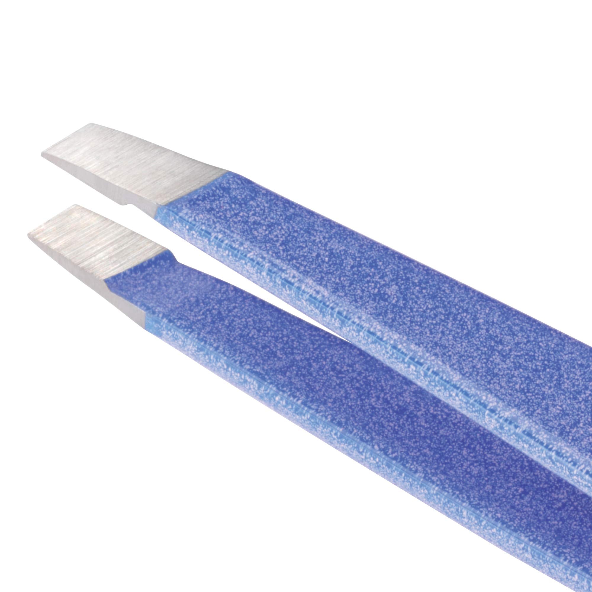 Tweezerman Mini Slant Tweezer Granite Sky clean tips for hygienic grooming