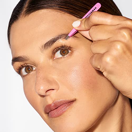 Tweezerman Mini Slant Tweezer travel compact design for on-the-go grooming
