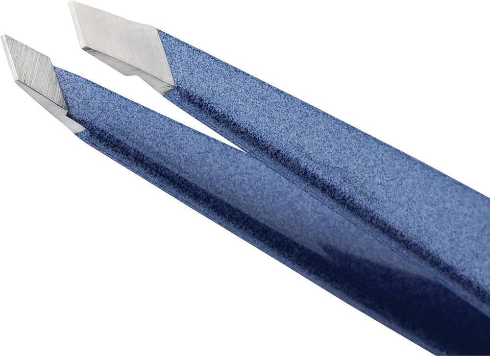 Tweezerman slant tweezer angled tips 25 degree for firm brow grip