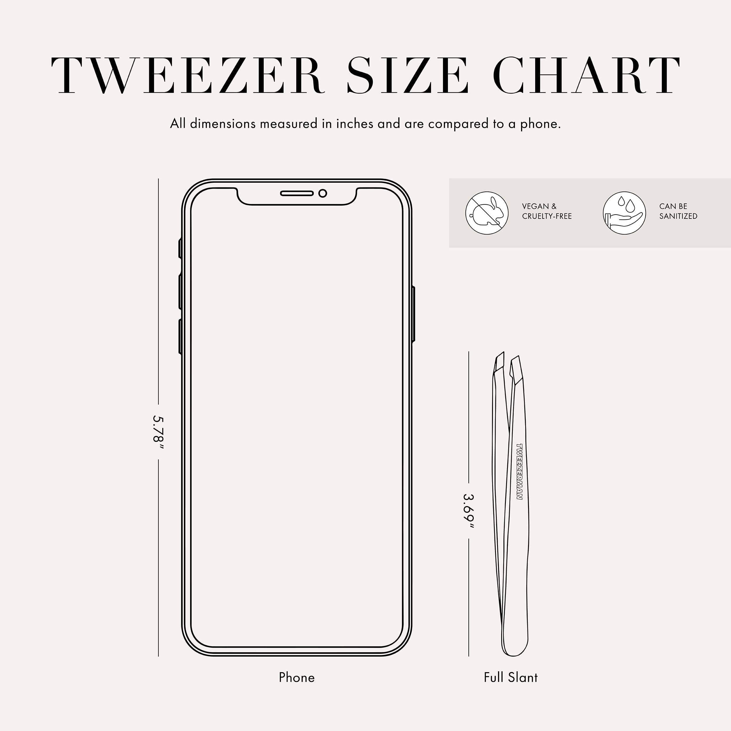 Tweezerman slant tweezer with warm washcloth prep highlights brow pre-treatment.