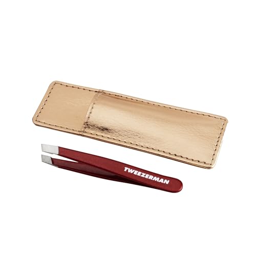 Tweezerman Vintage Rose in-hand demonstrates comfortable grip for precise shaping.