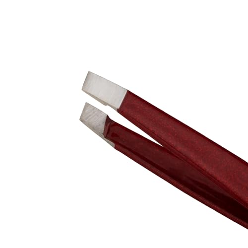 Tweezerman Vintage Rose tips close-up showing precise alignment.