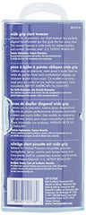 Tweezerman Wide Grip Slant Tweezer tips closeup highlights hand-filed tips that grip brow hairs securely.