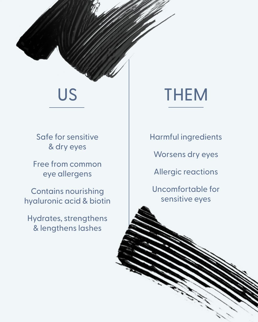 Twenty/Twenty Clean Sweep Mascara lashes after applying for fuller definition