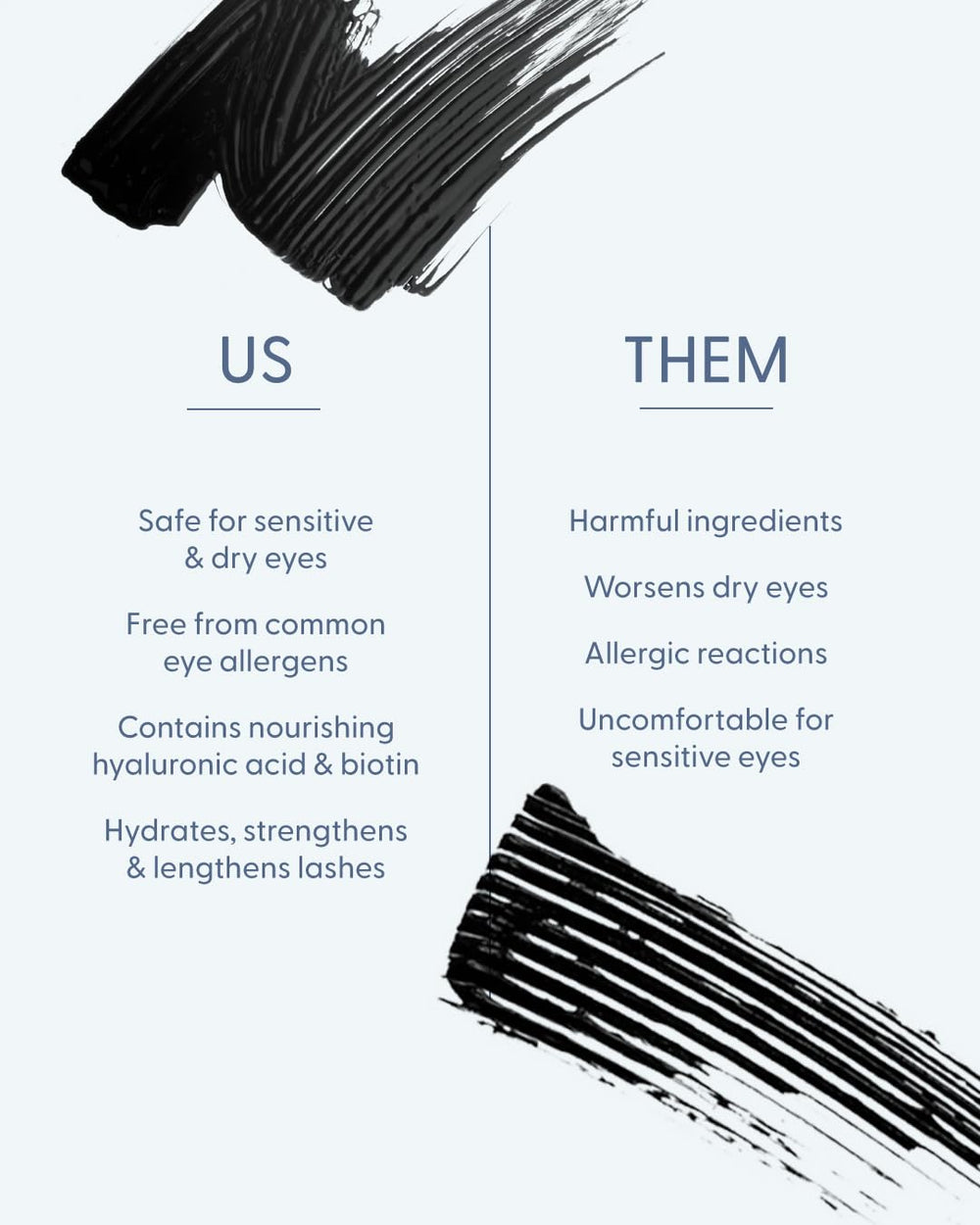 Twenty/Twenty Clean Sweep Mascara lashes after applying for fuller definition