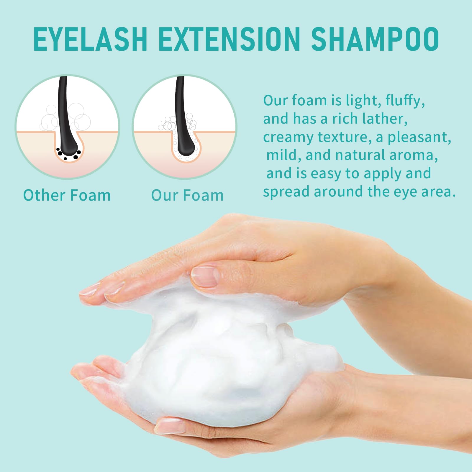 TWILASH BY DLY natural vegan cruelty-free formula cleans lashes safely