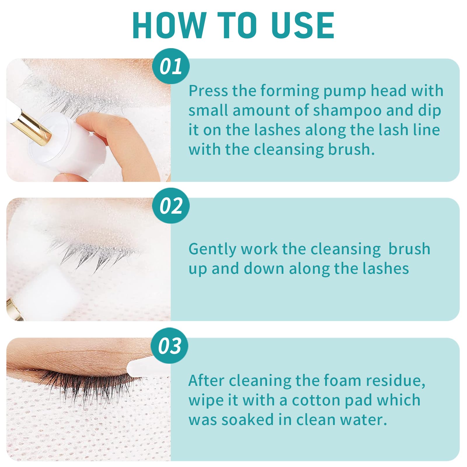 TWILASH BY DLY unscented formula closeup—gentle cleansing without fragrance for sensitive eyes.